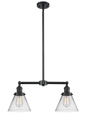 Innovations - 209-OB-G42 - Two Light Island Pendant - Franklin Restoration - Oil Rubbed Bronze