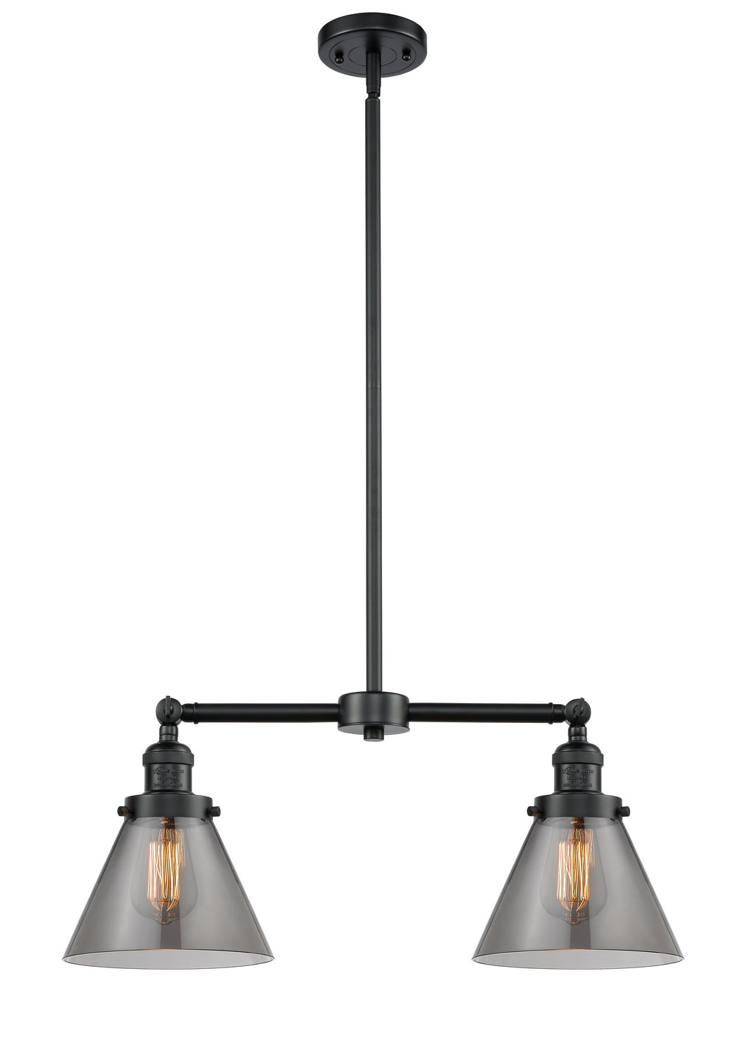 Innovations - 209-OB-G43 - Two Light Island Pendant - Franklin Restoration - Oil Rubbed Bronze