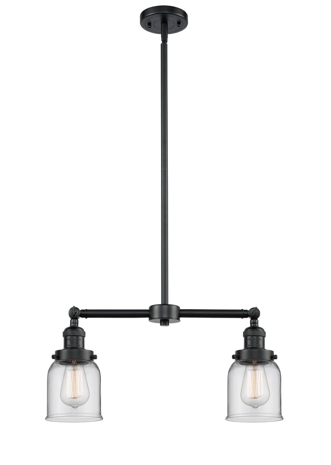 Innovations - 209-OB-G52 - Two Light Island Pendant - Franklin Restoration - Oil Rubbed Bronze