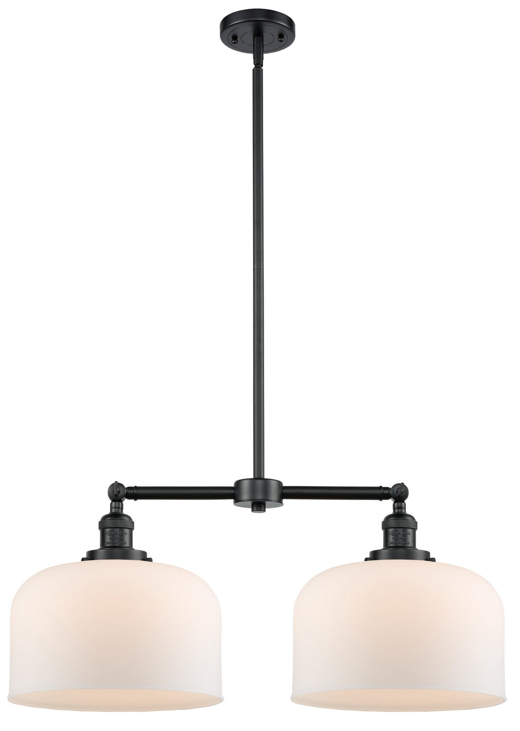 Innovations - 209-OB-G71-L - Two Light Island Pendant - Franklin Restoration - Oil Rubbed Bronze