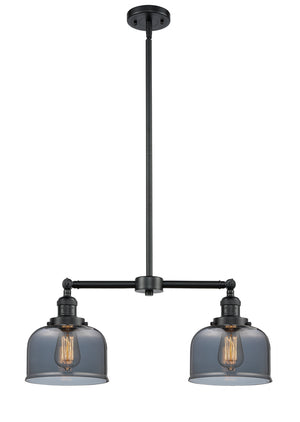 Innovations - 209-OB-G73 - Two Light Island Pendant - Franklin Restoration - Oil Rubbed Bronze