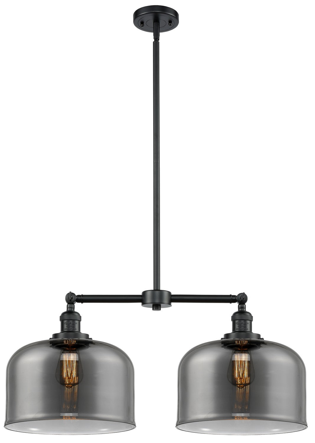 Innovations - 209-OB-G73-L - Two Light Island Pendant - Franklin Restoration - Oil Rubbed Bronze