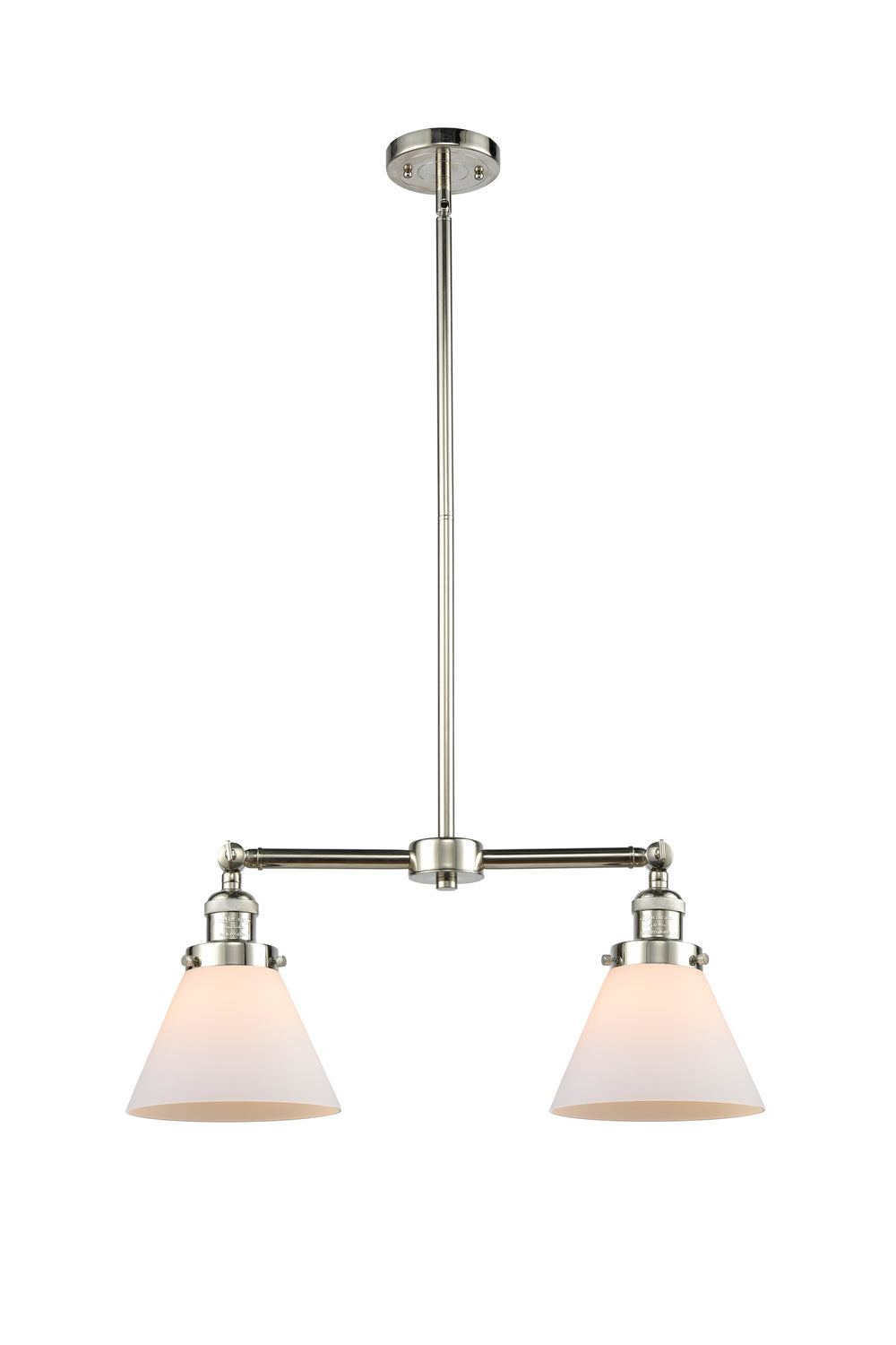 Innovations - 209-PN-G41 - Two Light Island Pendant - Franklin Restoration - Polished Nickel