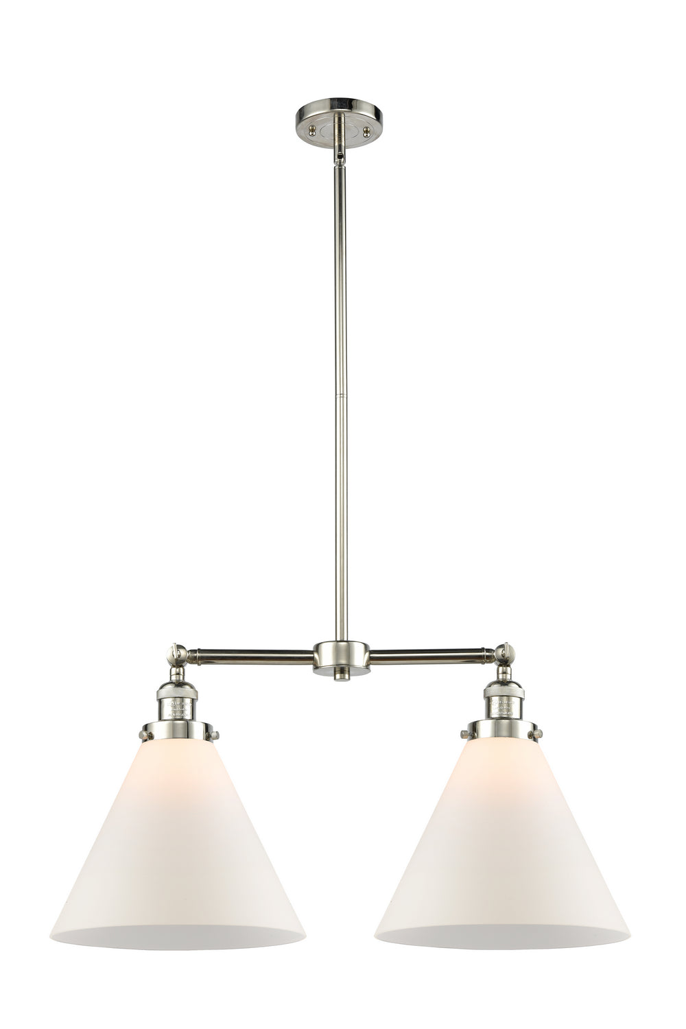 Innovations - 209-PN-G41-L - Two Light Island Pendant - Franklin Restoration - Polished Nickel