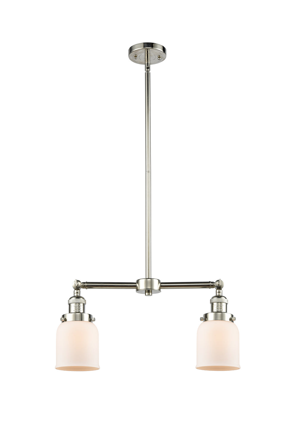 Innovations - 209-PN-G51 - Two Light Island Pendant - Franklin Restoration - Polished Nickel