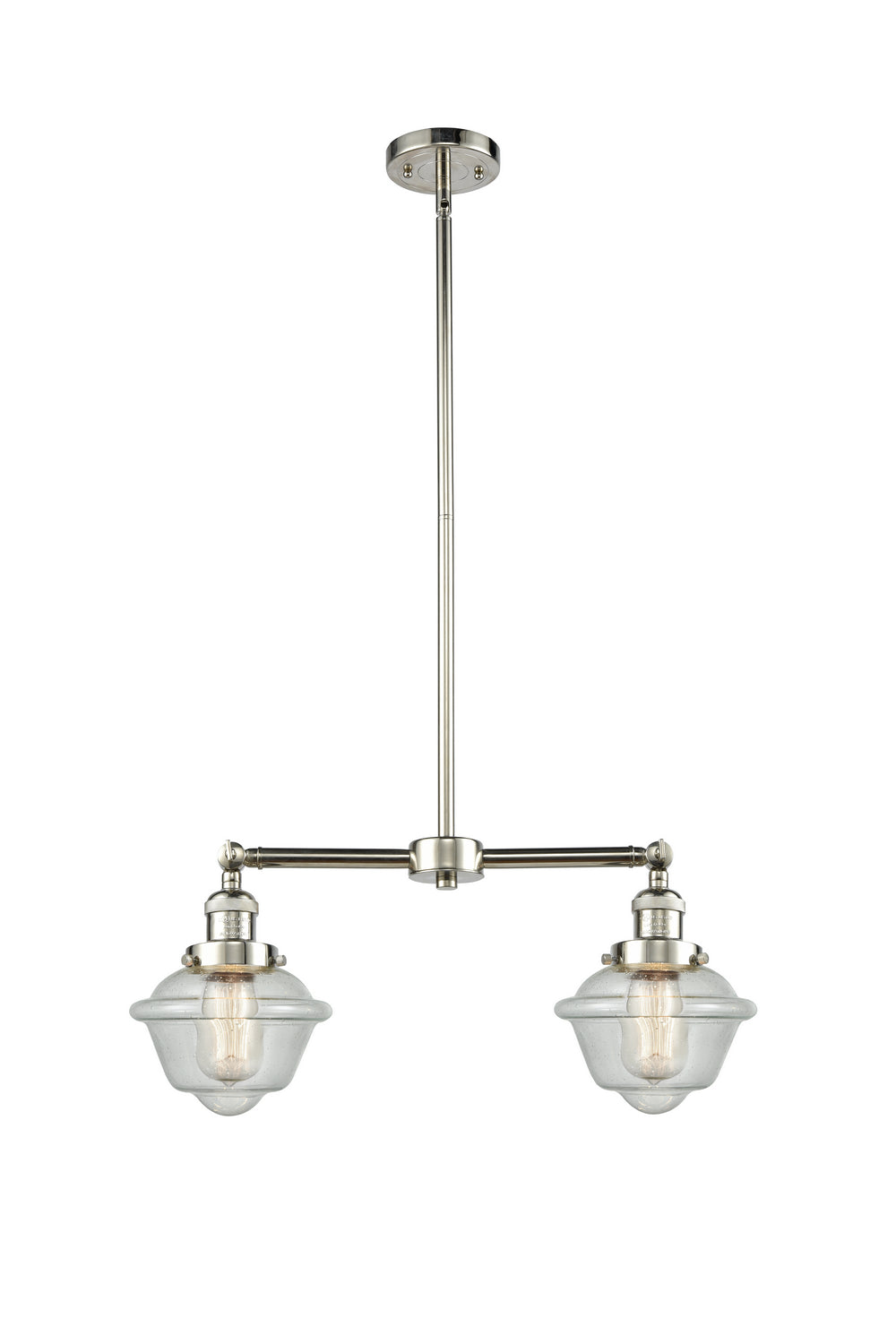 Innovations - 209-PN-G534 - Two Light Island Pendant - Franklin Restoration - Polished Nickel