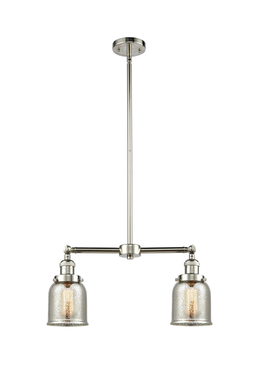 Innovations - 209-PN-G58 - Two Light Island Pendant - Franklin Restoration - Polished Nickel