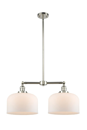 Innovations - 209-PN-G71-L - Two Light Island Pendant - Franklin Restoration - Polished Nickel