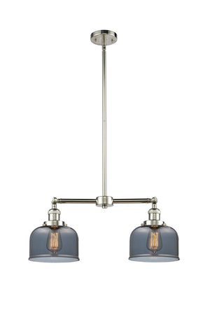 Innovations - 209-PN-G73 - Two Light Island Pendant - Franklin Restoration - Polished Nickel