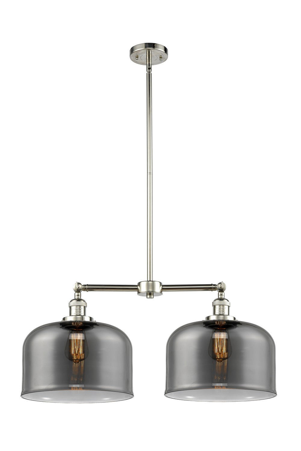 Innovations - 209-PN-G73-L - Two Light Island Pendant - Franklin Restoration - Polished Nickel