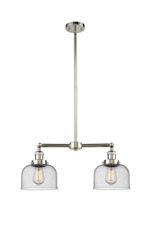 Innovations - 209-PN-G74 - Two Light Island Pendant - Franklin Restoration - Polished Nickel