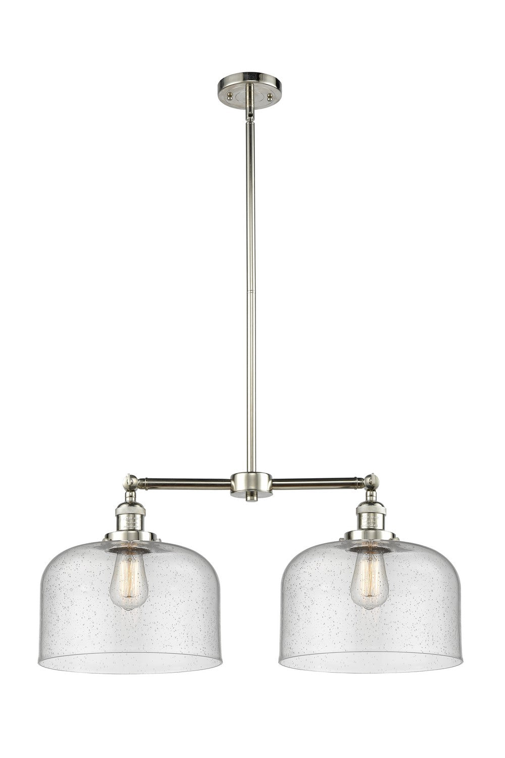 Innovations - 209-PN-G74-L - Two Light Island Pendant - Franklin Restoration - Polished Nickel