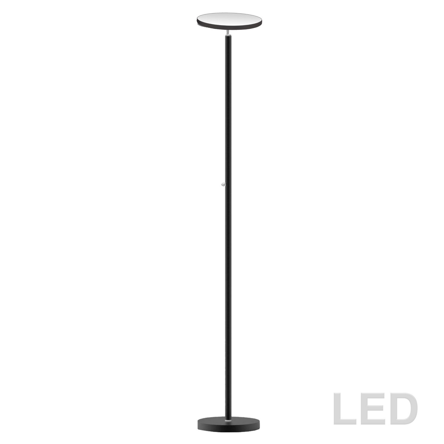 Dainolite Ltd - 701LEDF-SB - LED Torchier - Sandy Black