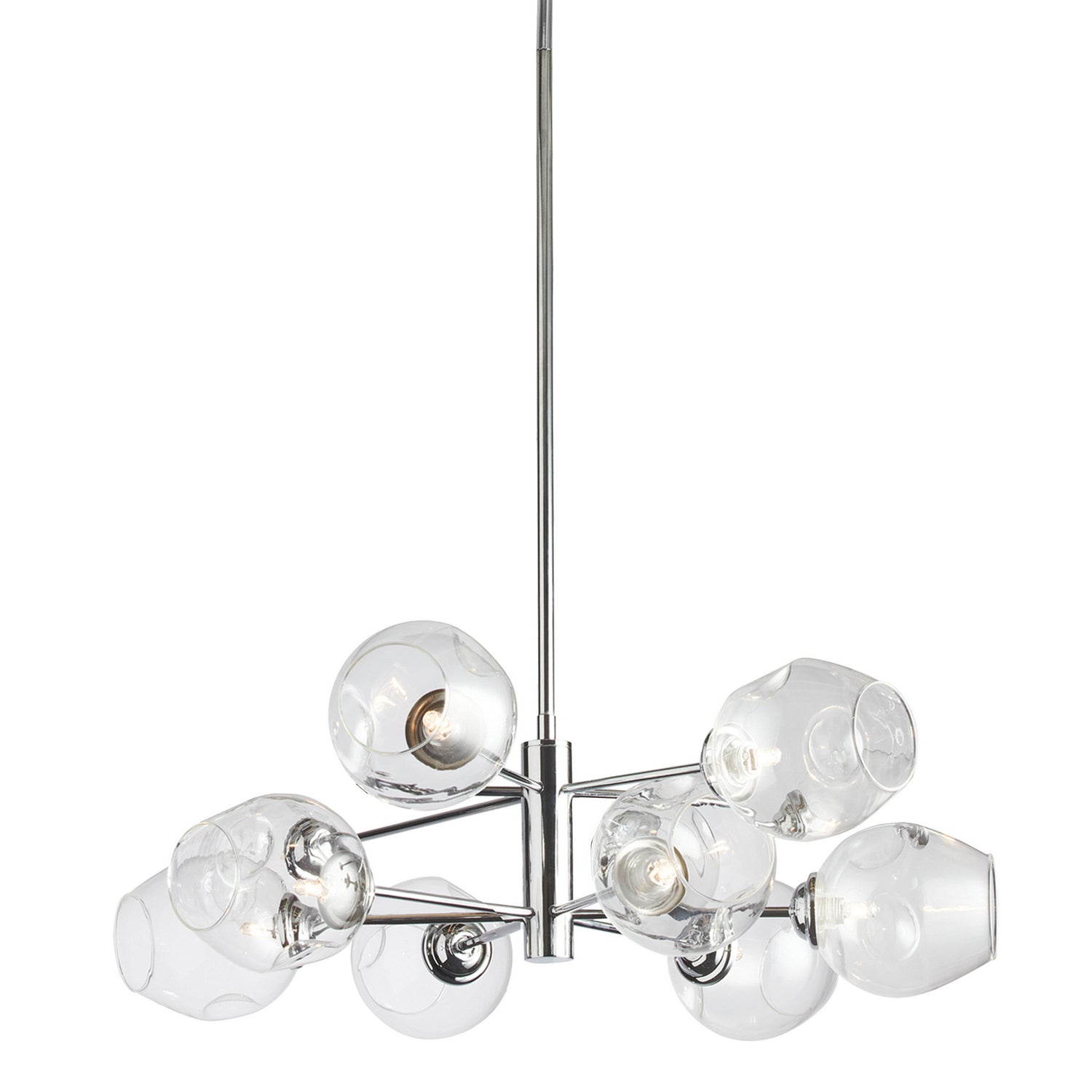 Dainolite Ltd - ABI-268P-PC - Eight Light Pendant - Abii - Polished Chrome