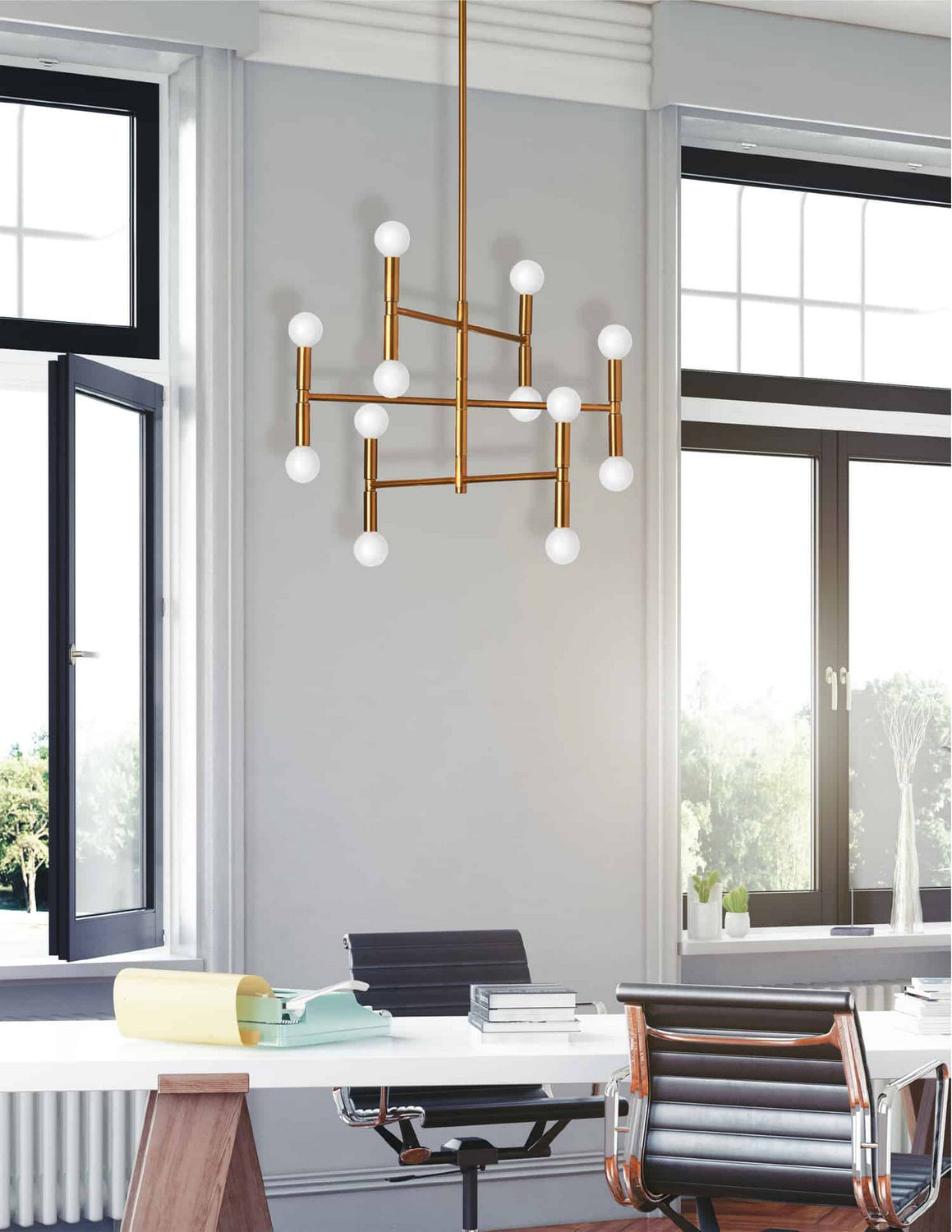 Dainolite Ltd - AVA-2012C-VB - 12 Light Chandelier - Ava - Vintage Bronze