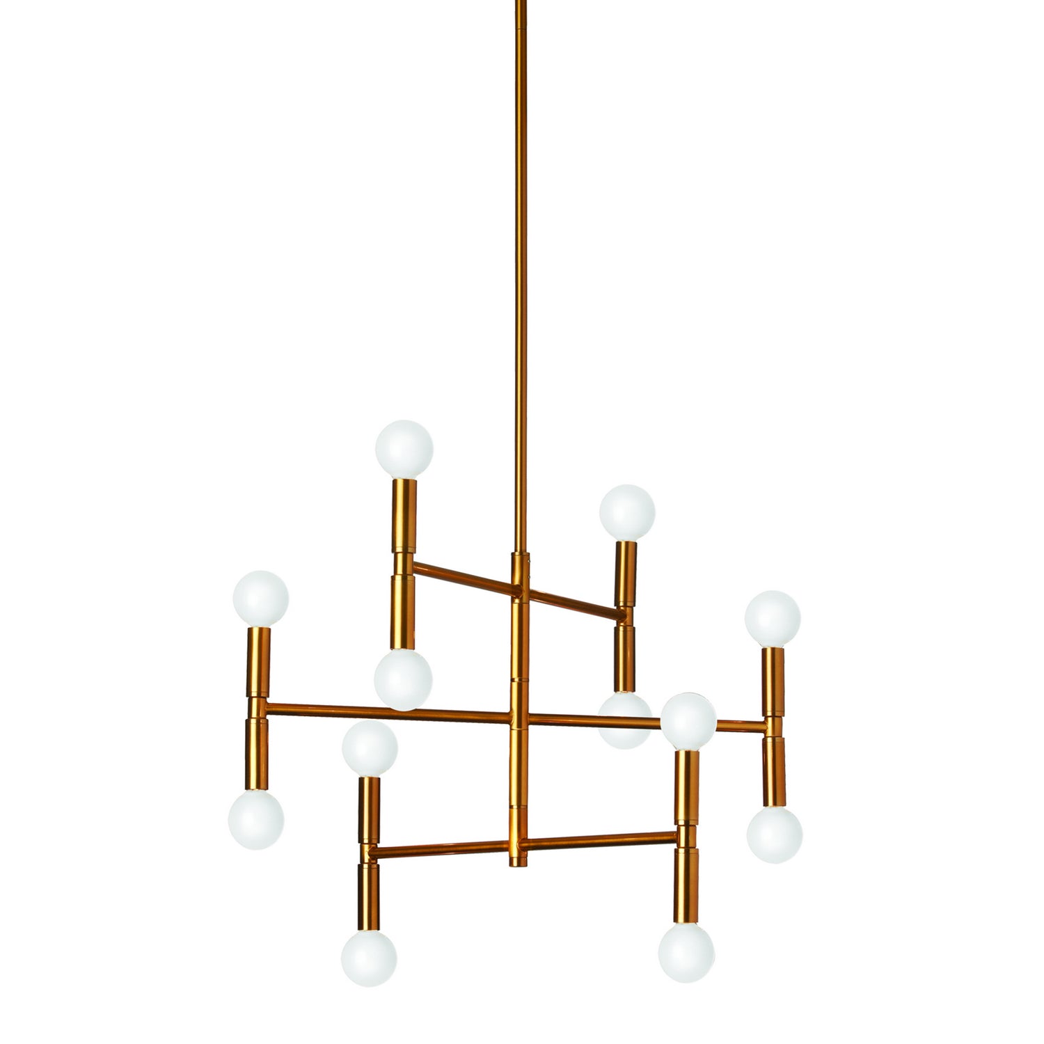 Dainolite Ltd - AVA-2012C-VB - 12 Light Chandelier - Ava - Vintage Bronze