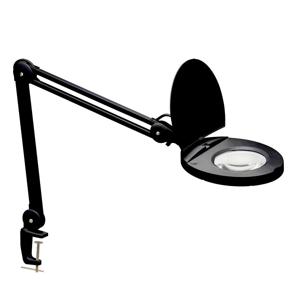 Dainolite Ltd - DMLED10-A-BK - LED Table Lamp - Magnifier - Black