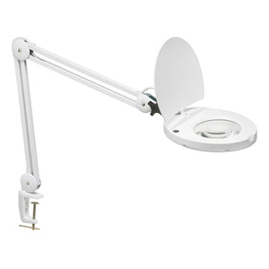 Dainolite Ltd - DMLED10-A-WH - LED Table Lamp - Magnifier - White