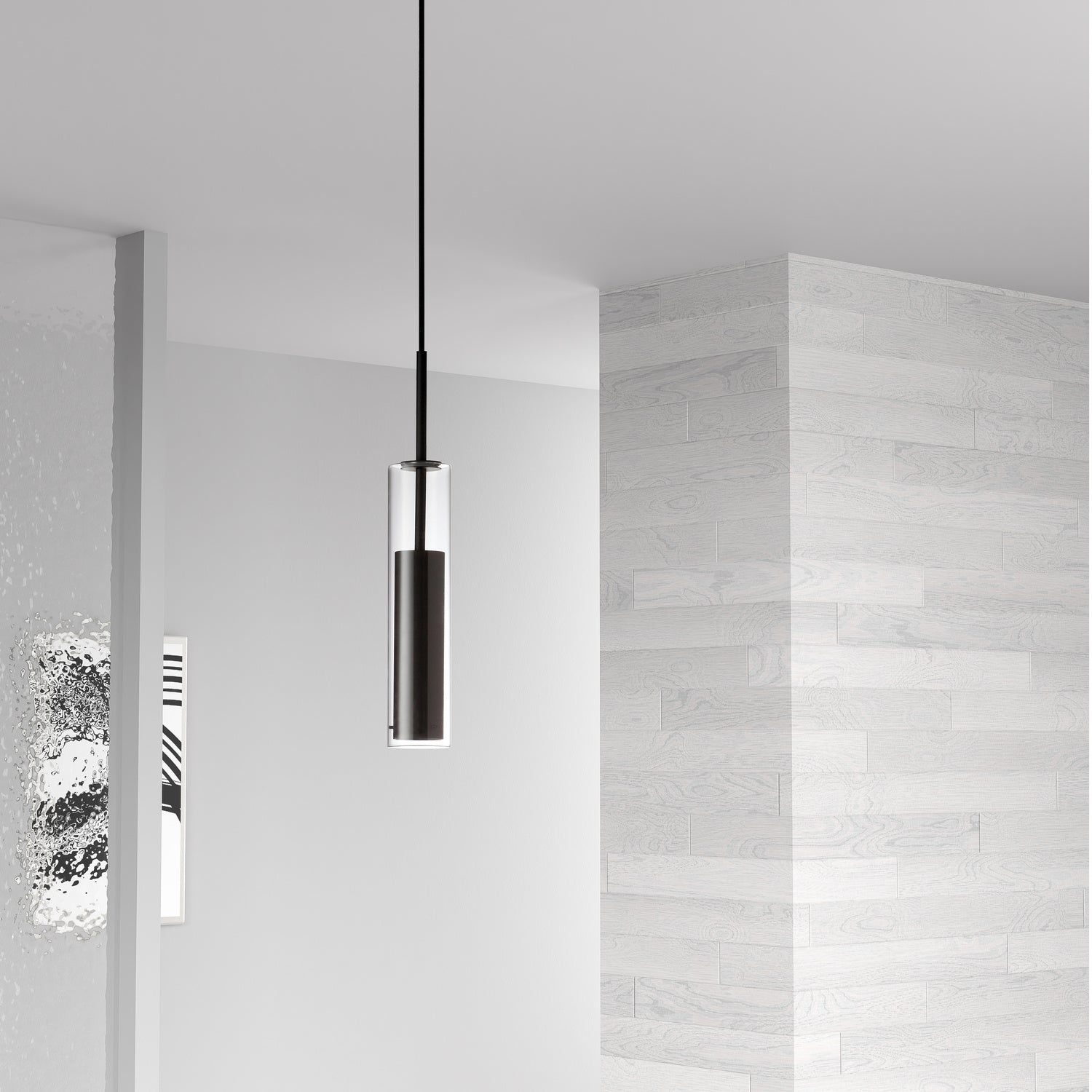 Dainolite Ltd - LUN-1LEDP-BK - LED Pendant - Luna - Black