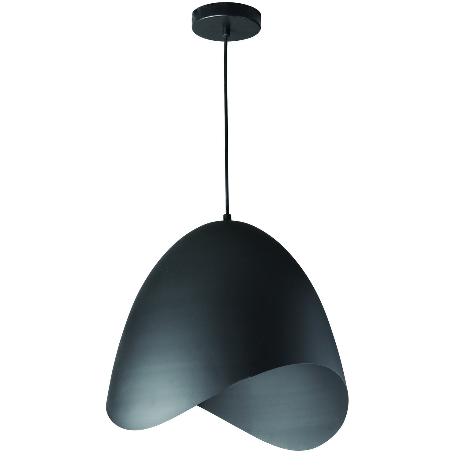 Dainolite Ltd - MYR-241P-BK - One Light Pendant - Myra - Black