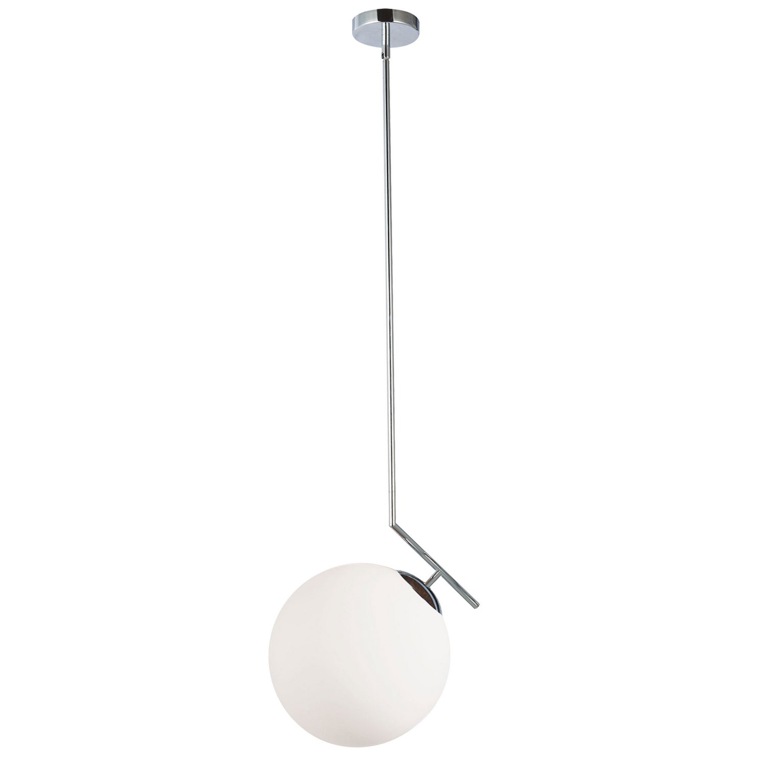 Dainolite Ltd - ORN-141P-PC-WH - One Light Pendant - Orion - White