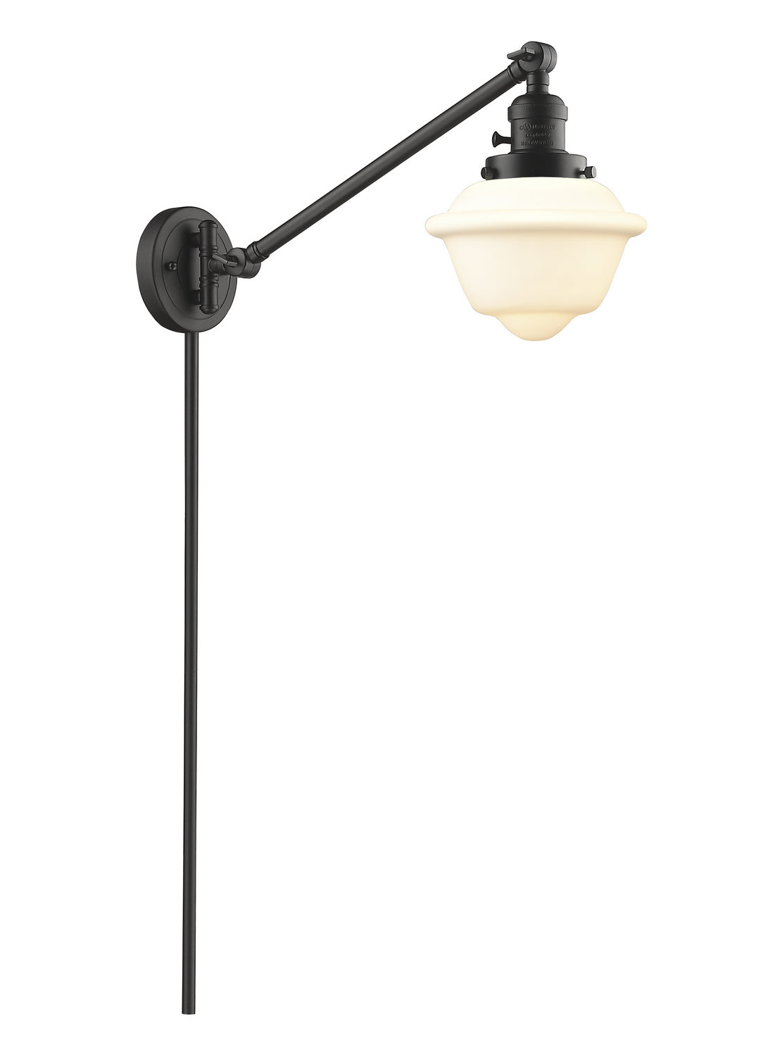 Innovations - 237-OB-G531 - One Light Swing Arm Lamp - Franklin Restoration - Oil Rubbed Bronze