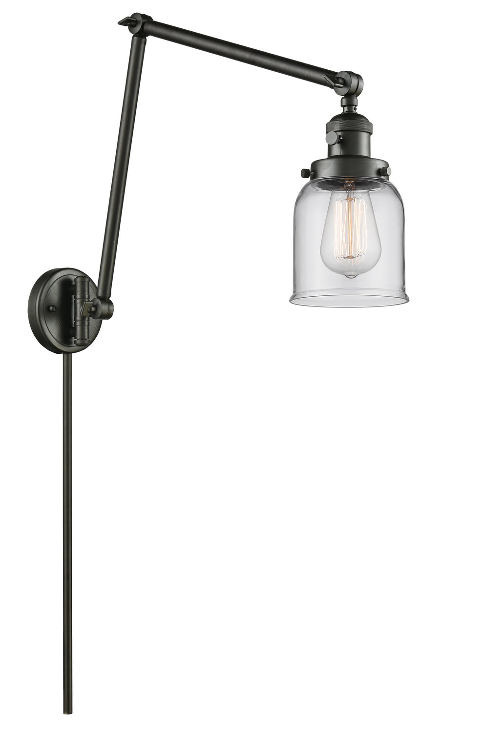 Innovations - 238-OB-G52 - One Light Swing Arm Lamp - Franklin Restoration - Oil Rubbed Bronze