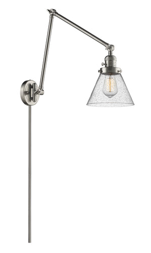 Innovations - 238-SN-G44 - One Light Swing Arm Lamp - Franklin Restoration - Brushed Satin Nickel