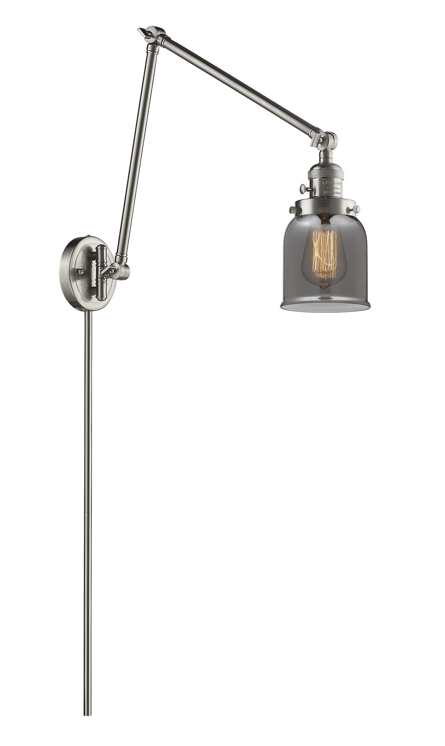 Innovations - 238-SN-G53 - One Light Swing Arm Lamp - Franklin Restoration - Brushed Satin Nickel