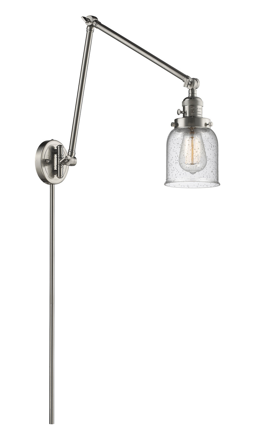 Innovations - 238-SN-G54-LED - LED Swing Arm Lamp - Franklin Restoration - Brushed Satin Nickel