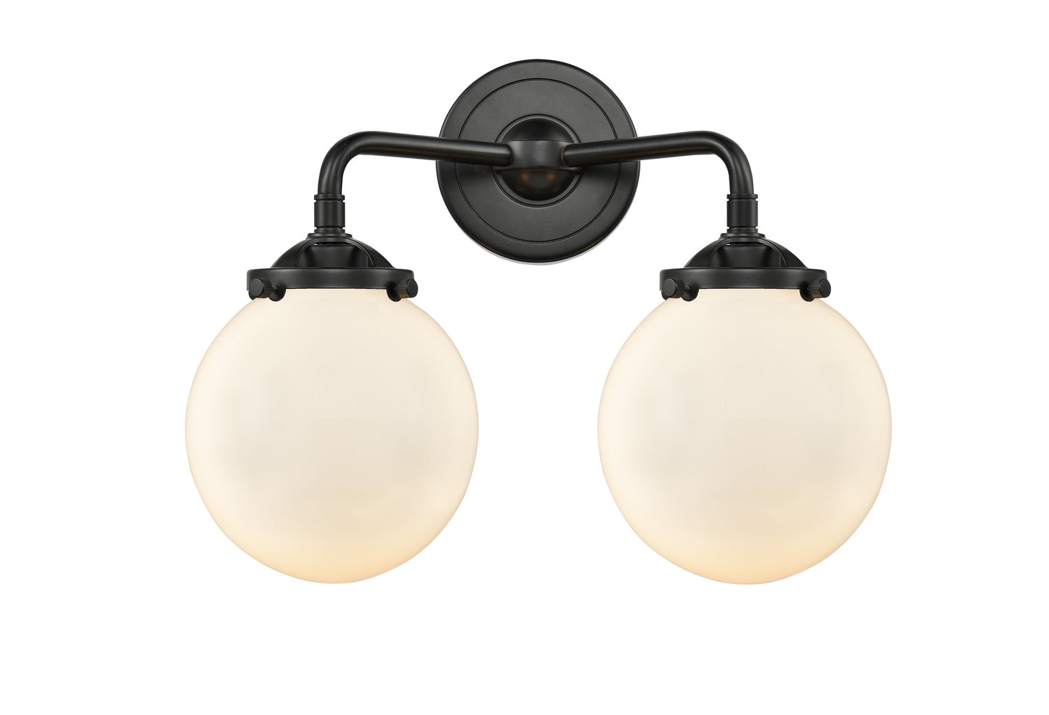 Innovations - 284-2W-OB-G201-6 - Two Light Bath Vanity - Nouveau - Oil Rubbed Bronze