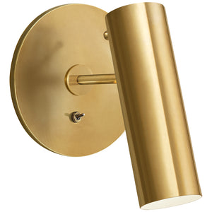 Visual Comfort Signature - ARN 2042HAB - LED Pivoting Light - Lancelot - Hand-Rubbed Antique Brass