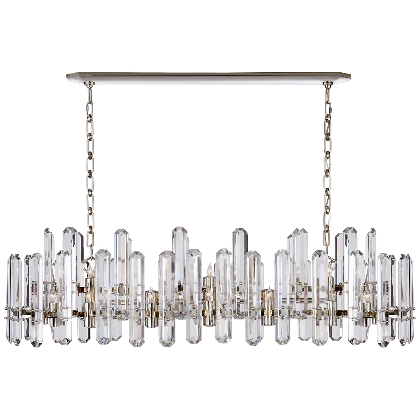 Visual Comfort Signature - ARN 5127PN-CG - 24 Light Chandelier - Bonnington - Polished Nickel