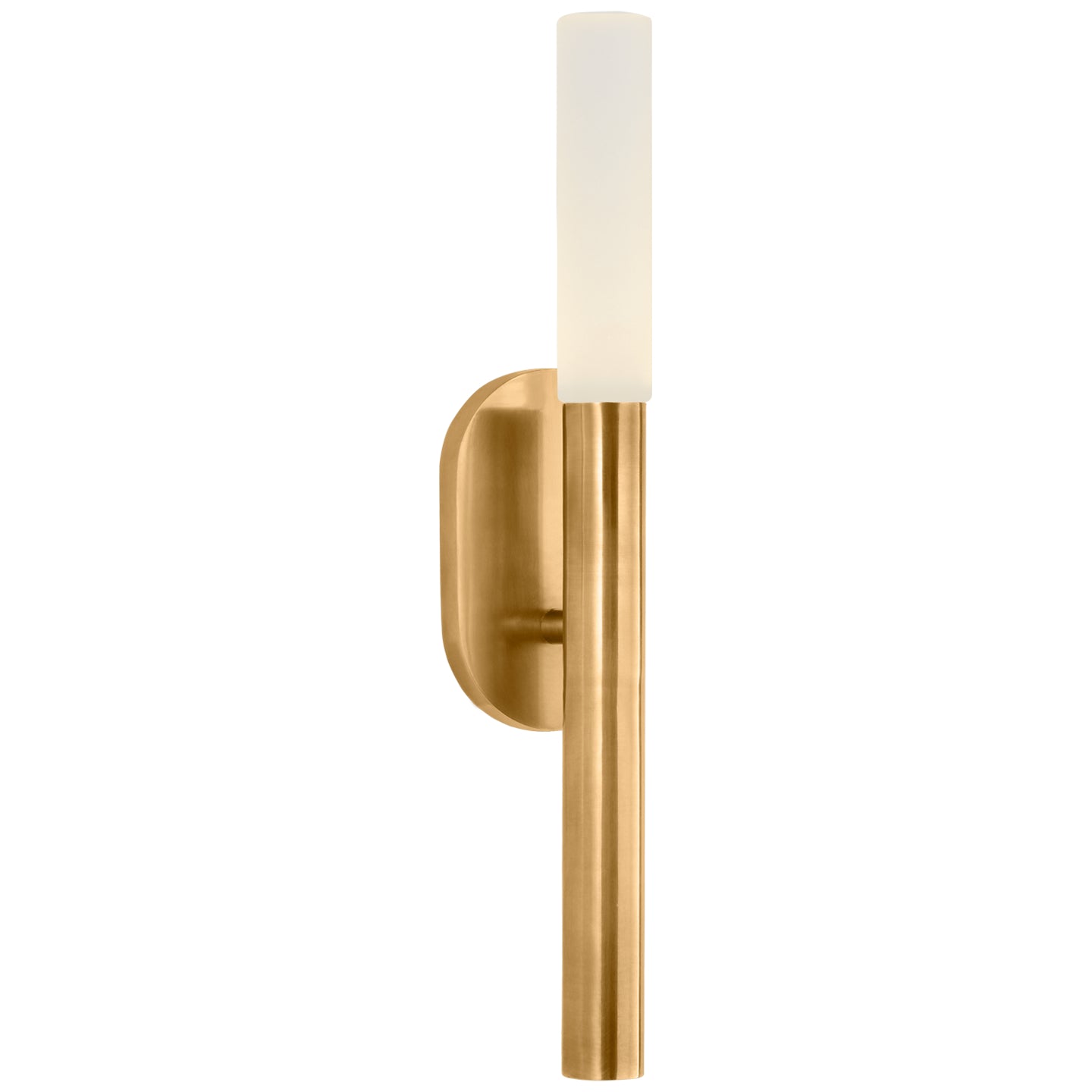 Visual Comfort Signature - KW 2280AB-EC - LED Bath Sconce - Rousseau - Antique-Burnished Brass