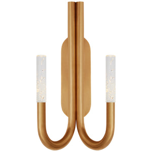 Visual Comfort Signature - KW 2283AB-SG - LED Wall Sconce - Rousseau - Antique-Burnished Brass