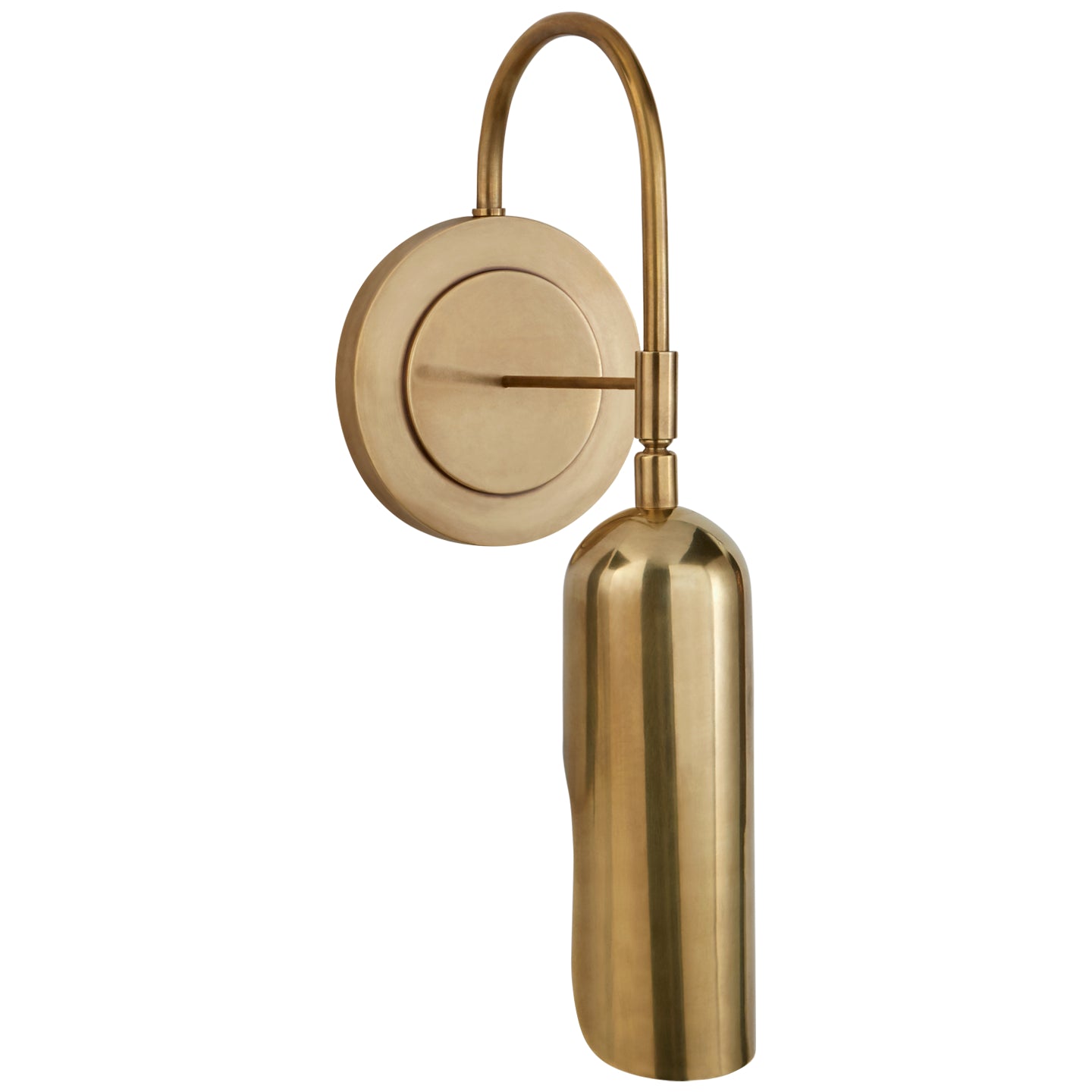 Visual Comfort Signature - KW 2420AB - One Light Wall Sconce - Lucien - Antique-Burnished Brass