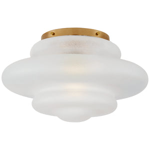 Visual Comfort Signature - KW 4271AB-VG - One Light Flush Mount - Tableau - Antique-Burnished Brass