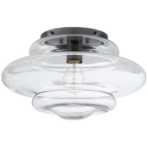 Visual Comfort Signature - KW 4271BZ-CG - One Light Flush Mount - Tableau - Bronze