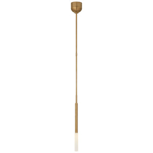Visual Comfort Signature - KW 5586AB-EC - LED Pendant - Rousseau - Antique-Burnished Brass