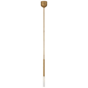 Visual Comfort Signature - KW 5586AB-SG - LED Pendant - Rousseau - Antique-Burnished Brass