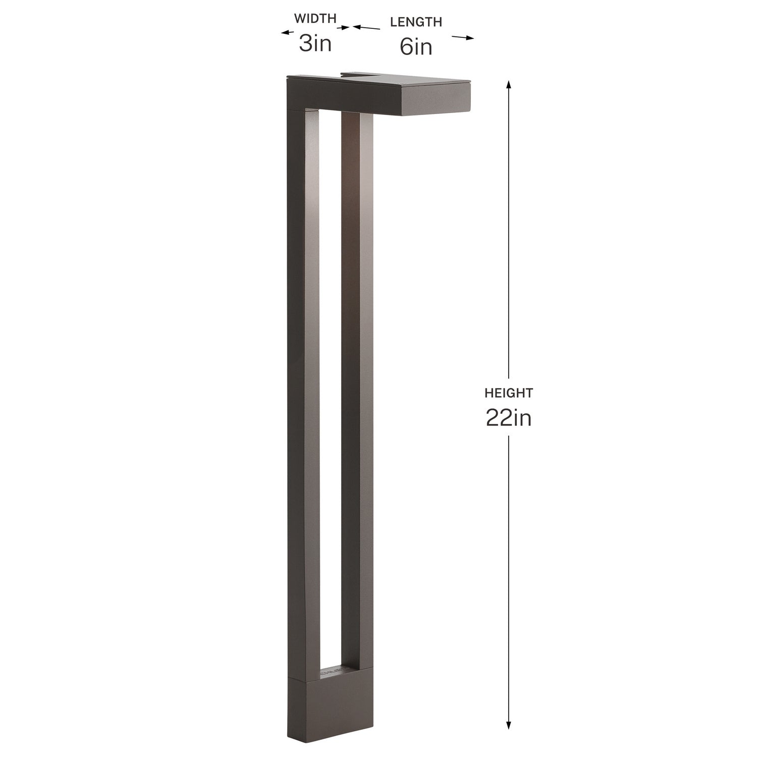 Kichler - 15844AZT - One Light Path Light - Textured Architectural Bronze
