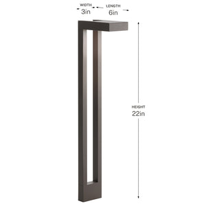 Kichler - 15844AZT - One Light Path Light - Textured Architectural Bronze