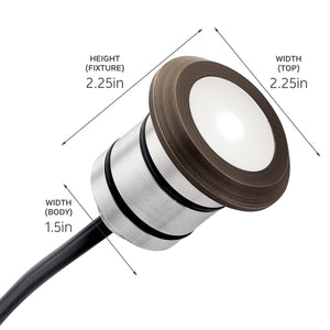 Kichler - 16140CBR30 - LED Inground - Landscape Led - Centennial Brass