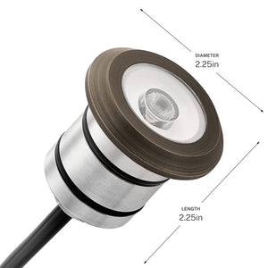 Kichler - 16141CBR27 - LED Inground - Landscape Led - Centennial Brass