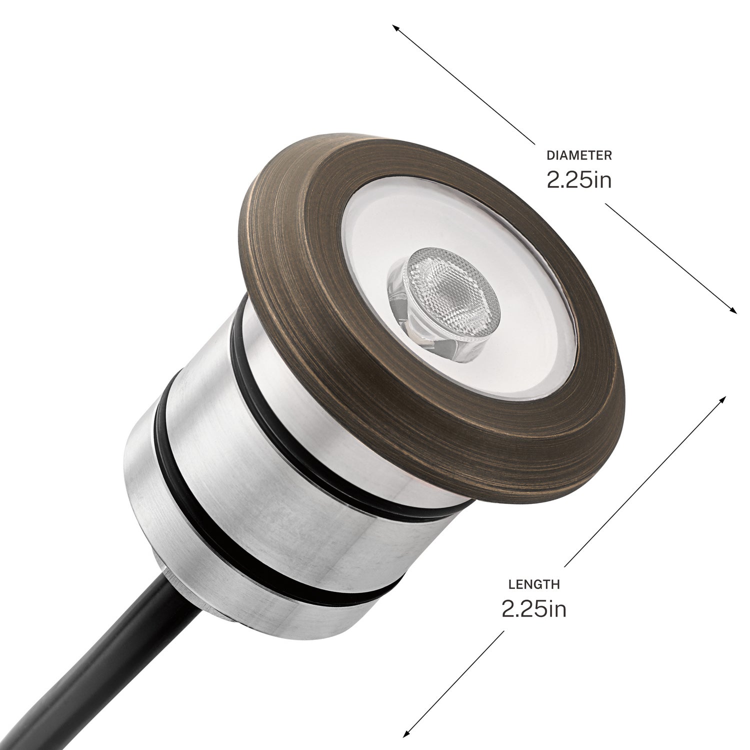 Kichler - 16141CBR30 - LED Inground - Landscape Led - Centennial Brass