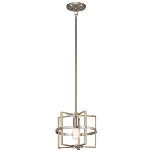 Kichler - 44291WWW - One Light Pendant - Peyton - White Washed Wood