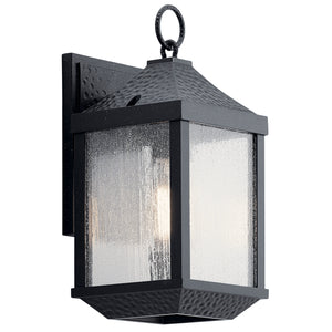 Kichler - 49984DBK - One Light Outdoor Wall Mount - Springfield - Distressed Black