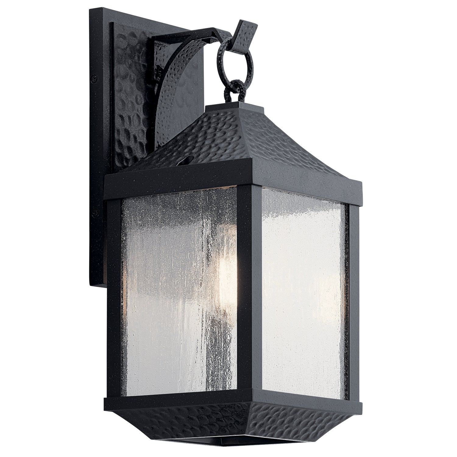 Kichler - 49985DBK - One Light Outdoor Wall Mount - Springfield - Distressed Black