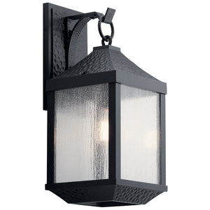 Kichler - 49986DBK - One Light Outdoor Wall Mount - Springfield - Distressed Black