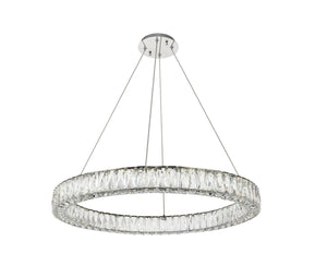 Elegant Lighting - 3503D31C - LED Chandelier - Monroe - Chrome